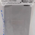 PVC DUPLEX COVER WHITE 1 GANG