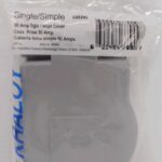 PVC RECEPTACLE COVER 50A 1 GANG