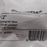 LIQUID-TIGHT PVC ELBOW 90 DEG 1/2IN