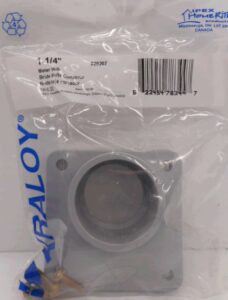 PVC METER HUB 1 1/4-IN