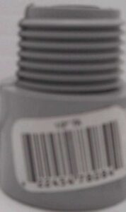 PVC TERMINAL ADAPTER 1/2-IN