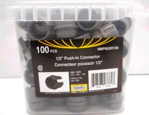 LOOMEX CONNECTOR 1/2-IN 100 PACK