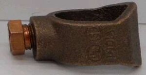 GROUND CLAMP BRASS 1/2 TO 1-IN