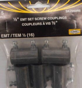 SCREW COUPLING 1/2-IN 5 PACK