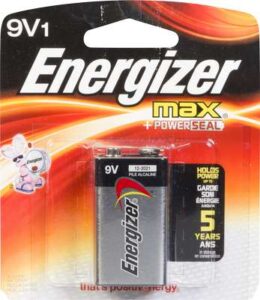 MAX ALKALINE BATTERY 9 VOLT