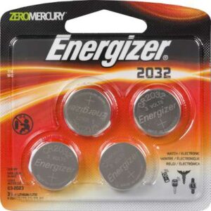 LITHIUM COIN CELL BATTERY 2032 4 PK