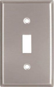 SWITCH PLATE 1 GANG STAINLESS STEEL