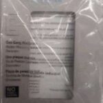 SCREWLESS WALLPLATE 1-GANG SILVER
