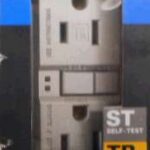 GFCI SELF TESTING RECEPTACLE SILVER