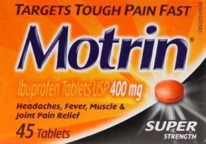 MOTRIN IB S/S  400MG TAB