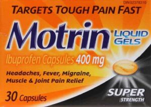 MOTRIN LIQUID  GEL 400MG
