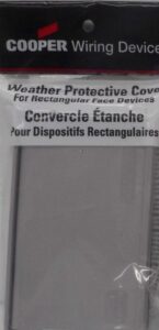 WEATHERPROOF COVER GFCI GREY