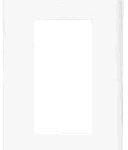 GFCI WALL PLATE WHITE
