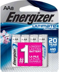 ULTIMATE LITHIUM BATTERY AA 8 PACK