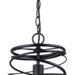 RYLAND SINGLE PENDANT LIGHT BLACK