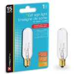 T6 EXIT SIGN LIGHT BULB 15W
