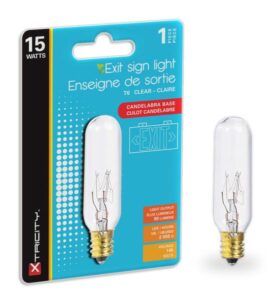 T6 EXIT SIGN LIGHT BULB 15W