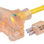 TRIPLE TAP CORD ADAPTOR 14GA 2-FT