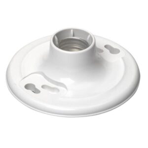 PLASTIC CEILING LAMPHOLDER MEDIUM
