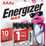 MAX ALKALINE BATTERY AAA 8 PACK