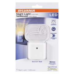 LED SOCCER NIGHT LIGHT SOFT WHITE