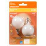 G16.5 LED BULB 4.5W SOFT WHITE 2PK