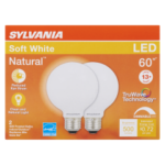 G25 LED BULB SOFT WHITE 6W 2PK