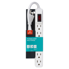 SURGE PROTECTOR 6 OUTLET WHITE