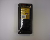 POLY FLOOR REGISTER 2-1/4X12 BROWN