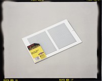 METAL SIDEWALL GRILLE 30X6-IN WHITE