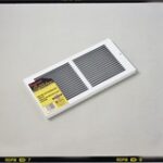 METAL BASEBOARD GRILLE 14X6IN WHITE