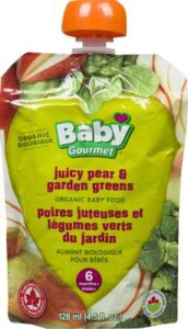 BABY GOUR PEAR GRDN GREEN 6+MO