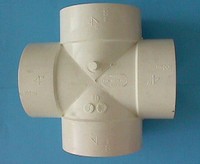 PVC CROSS TEE 4-IN