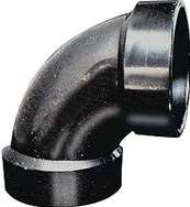 ABS ELBOW LONG 90 DEGREE 1 1/2-IN