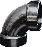 ABS ELBOW LONG 90 DEGREE 3-IN
