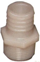 NYLON ADAPTER 1/4 MPT X 3/8 HB