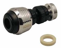 AERATOR DOUBLE SWIVEL BLACK