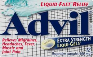 ADVIL E/S LIQ  GELS 400MG 12 S