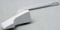 TOILET TANK LEVER SHORT ARM  WHITE