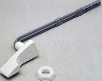 TOILET TANK LEVER UNIVERSAL WHITE