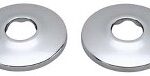 PIPE FLANGE CHROME 2 PACK
