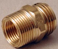 HOSE CONNECTOR 3/4X3/4MIP OR 1/2FIP