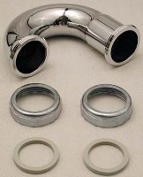 J-BEND 1 1/4-IN CHROME