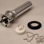 SINK DRAIN 1 1/4-IN CHROME STEEL