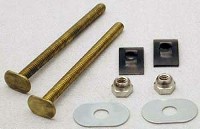 TOILET FLOOR BOLT 1/4 X 3 1/2-IN