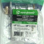 SUPPLY VALVE ANGLE 1/2PF X 3/8 COMP