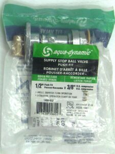 SUPPLY VALVE ANGLE 1/2PF X 3/8 COMP
