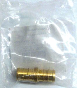 PEX BRASS COUPLING 1/2-IN