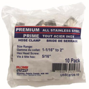 HOSE CLAMP 1 TO 2-IN 10PK
