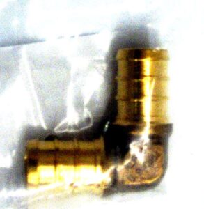 PEX BRASS ELBOW 90 DEGREE 1/2 25PK